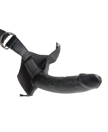 Imbracatura King Cock Strap-On Realistico con Base a Ventosa